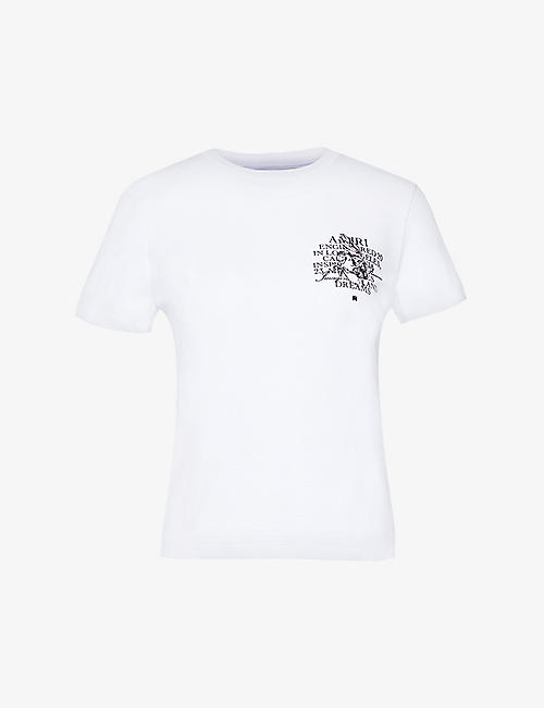 AMIRI: Precious Memories brand-print cotton T-shirt