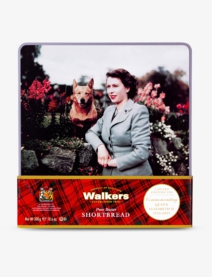 WALKERS: Queen Elizabeth II Balmoral limited-edition commemorative tin of pure butter shortbread 300g