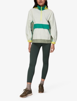 Whistles Womens Khaki/olive High-rise 7/8 Sports Leggings In Khaki/olive