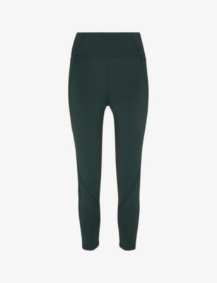 Whistles Womens Khaki/olive High-rise 7/8 Sports Leggings In Khaki/olive