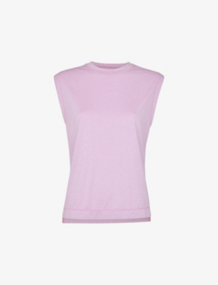 WHISTLES: Boxy-fit stretch-recycled polyester tank top