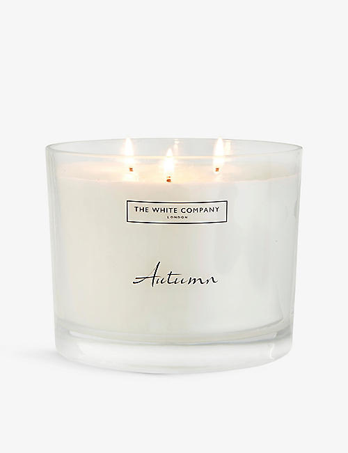 THE WHITE COMPANY: Autumn Large wax candle 770g
