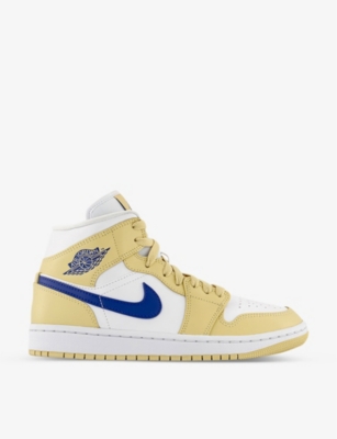 NIKE Air Jordan 1 Mid leather mid top trainers Selfridges