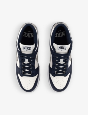 NIKE: Dunk Low leather low-top trainers