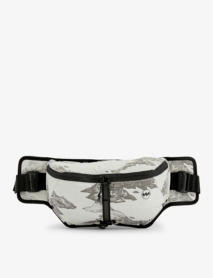 Janji Mens Winter Mountain Mulitpass Double-zip Woven Bum Bag In Winter Mountain