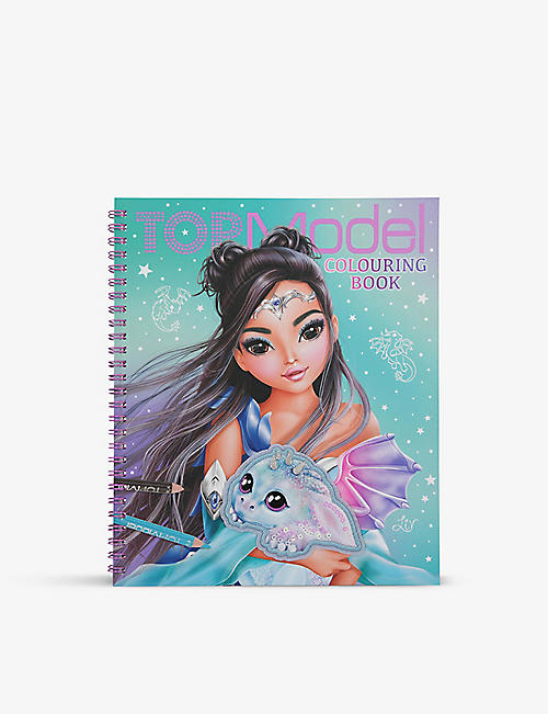 TOP MODEL: Dragon Love colouring book