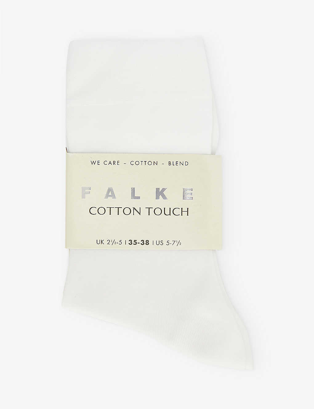 Shop Falke Women's 2000 White Cotton Touch Cotton-blend Socks