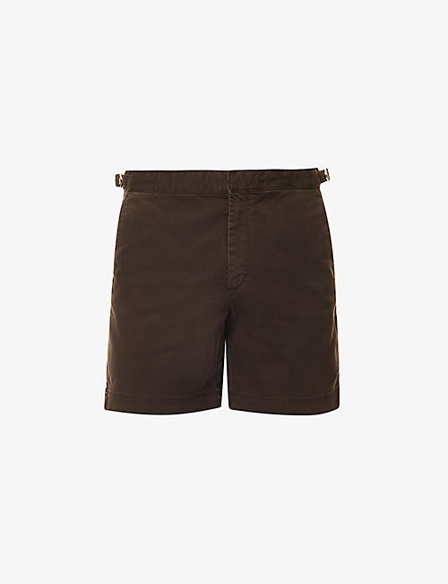 ORLEBAR BROWN: Bulldog mid-rise stretch-cotton shorts