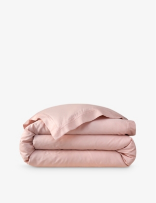 Yves Delorme Poudre Triomphe Organic Cotton-sateen Duvet Cover