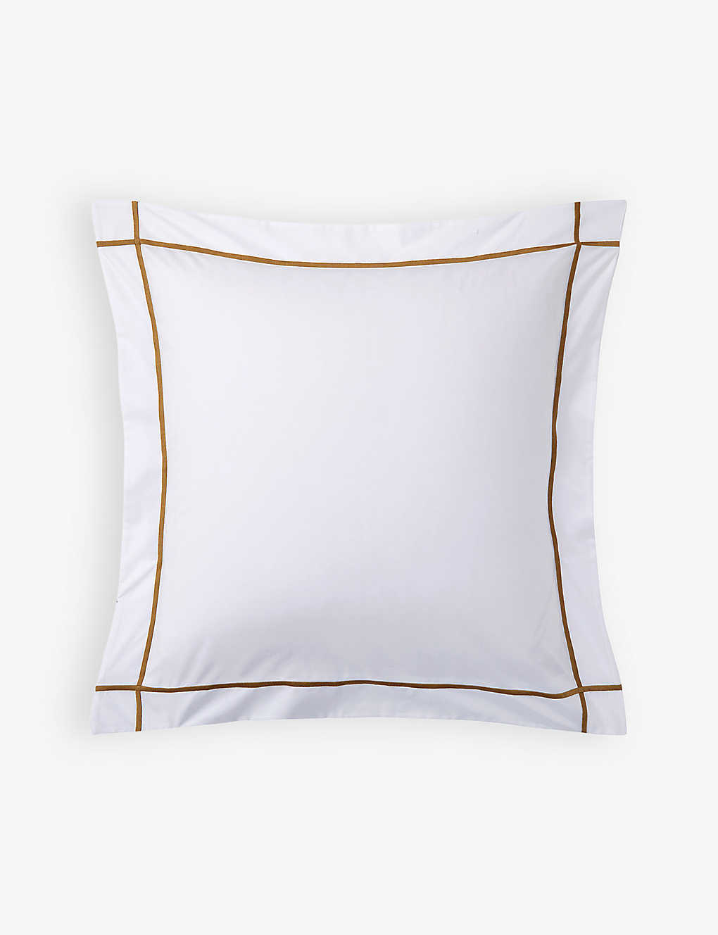 Yves Delorme Bronze Athena Cotton Pillowcase 30cm X 40cm