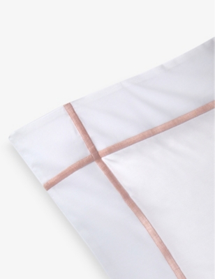 Shop Yves Delorme Poudre Athena Boudoir Pillowcase 30cm X 40cm