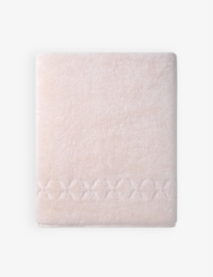 YVES DELORME: Nature jacquard-pattern organic-cotton towel