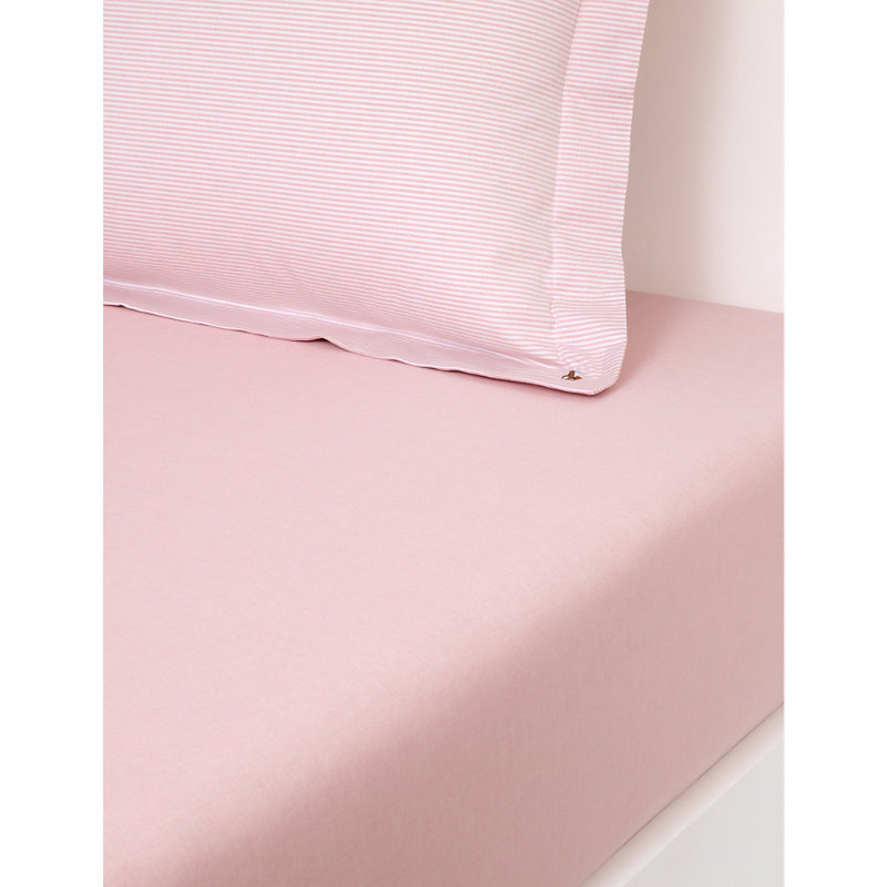 Ralph Lauren Home Rosette Oxford Elasticated-edged Cotton Fitted Sheet