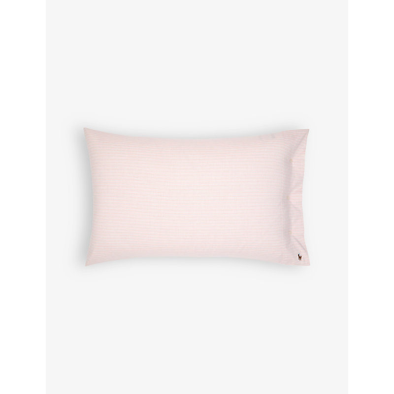 Ralph Lauren Home Rosette Striped Cotton Oxford Pillowcase
