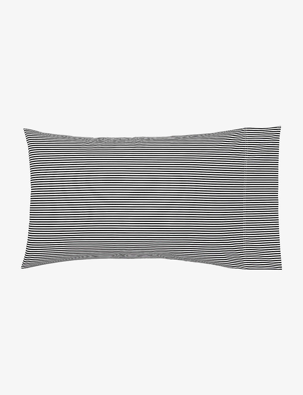 Ralph Lauren Home Black White Striped Organic-cotton Oxford Pillowcase
