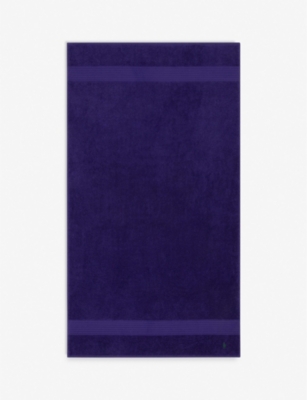 RALPH LAUREN HOME: Player Chalet logo-embroidered cotton towel