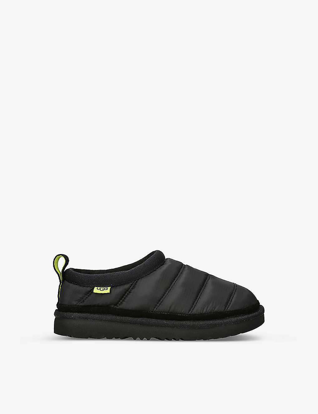 Ugg Kids' Round Toe Slippers In Black