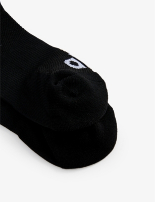 Alo Yoga Everyday Low Cut Socks In Black/white