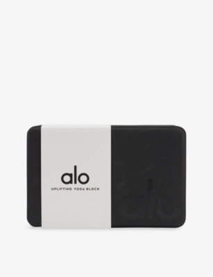 ALO YOGA - Uplifting brand-print woven yoga block | Selfridges.com