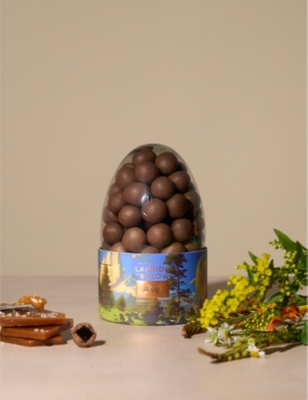 LAKRIDS BY BULOW: Crunchy toffee chocolate coated liquorice eggs 480g