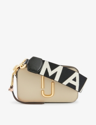 Marc Jacobs Snapshot Leather Cross-body Bag Khaki Multi