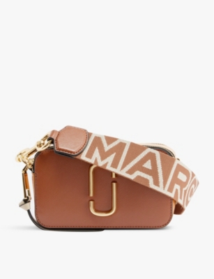 Marc Jacobs Snapshot Leather Cross-body Bag in Brown