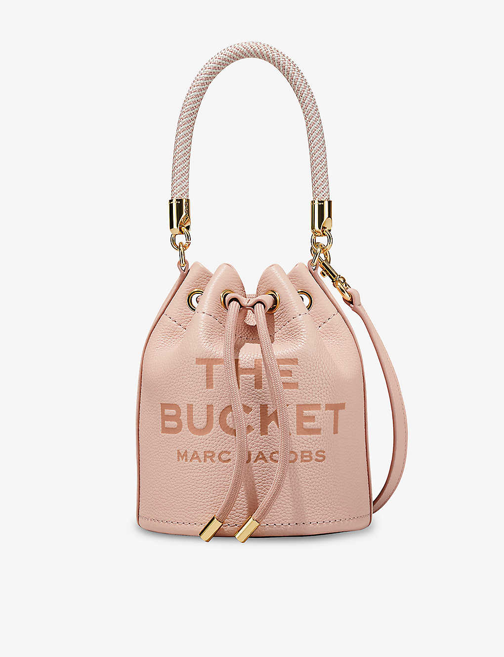 Shop Marc Jacobs The Leather Bucket Bag In Rose