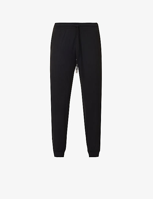 SPLITS59: Airweight tapered-leg mid-rise stretch-woven jogging bottoms
