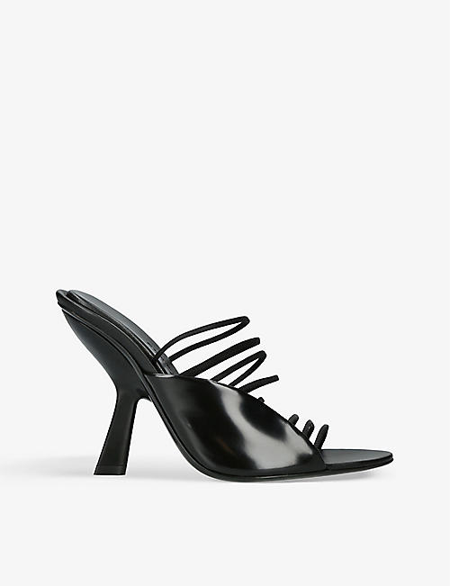 SALVATORE FERRAGAMO: Altaire 105 leather heeled sandals