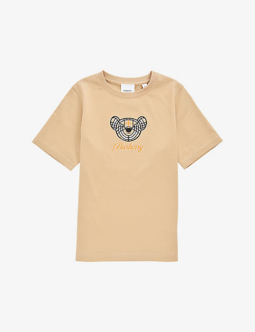 BURBERRY: Roscoe graphic-print cotton-jersey T-shirt 3-14 years