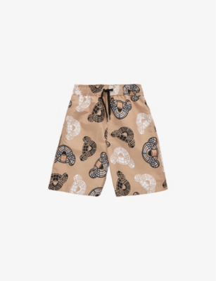 Burberry Kids Thomas Bear-print Swim Shorts - Farfetch