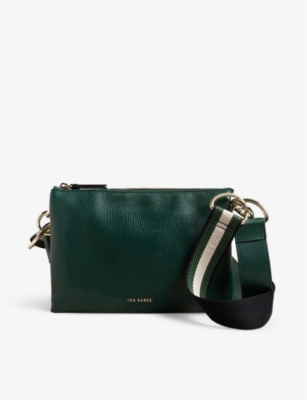 Ted Baker Womens Dk-green Darceyy Leather Shoulder Bag ModeSens