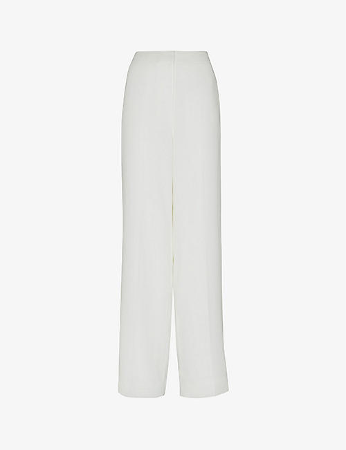 WHISTLES: Andie straight-leg high-rise woven wedding trousers