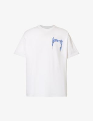 BURBERRY - Carrick logo-embroidered cotton T-shirt 