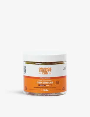 ORANGE COUNTY CBD: Strawberries 800mg CBD gummies 150g