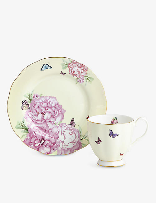 ROYAL ALBERT: Miranda Kerr Friendship Joy bone china plate and mug set