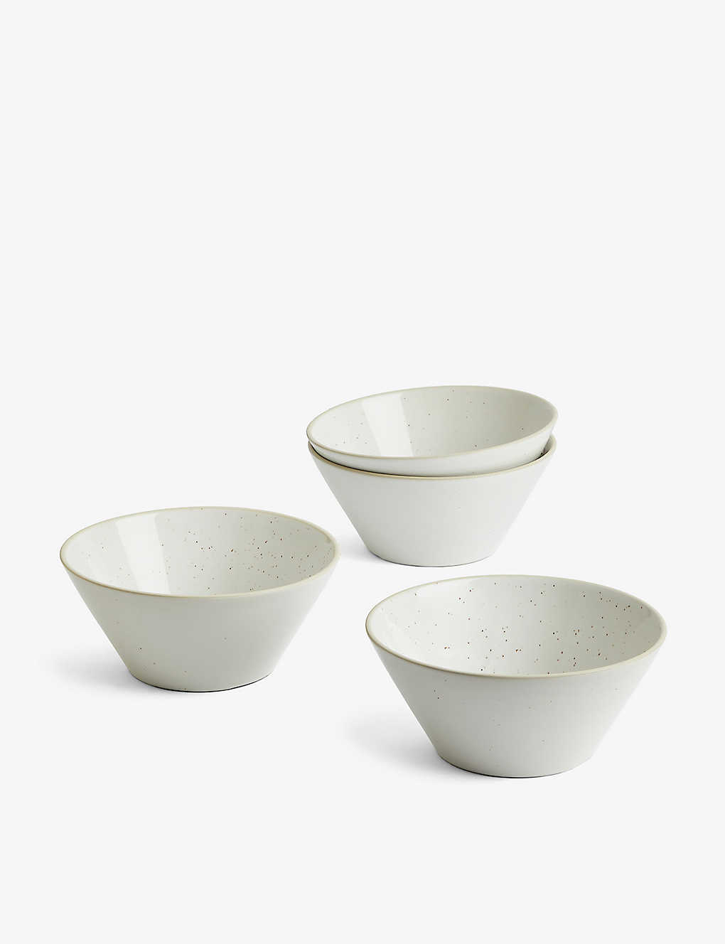Royal Doulton Speckled Ceramic Bowls Set Of Four