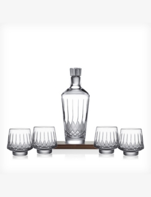 Shop Waterford Lismore Arcus Crystal-glass Eight-piece Barware Set