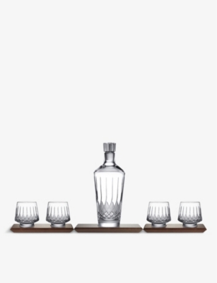 Waterford Lismore Arcus Crystal-glass Eight-piece Barware Set
