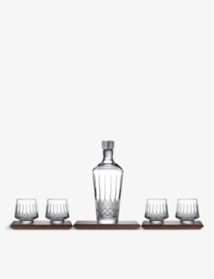 Waterford Lismore Arcus Decanter And Tumbler 8-piece Set