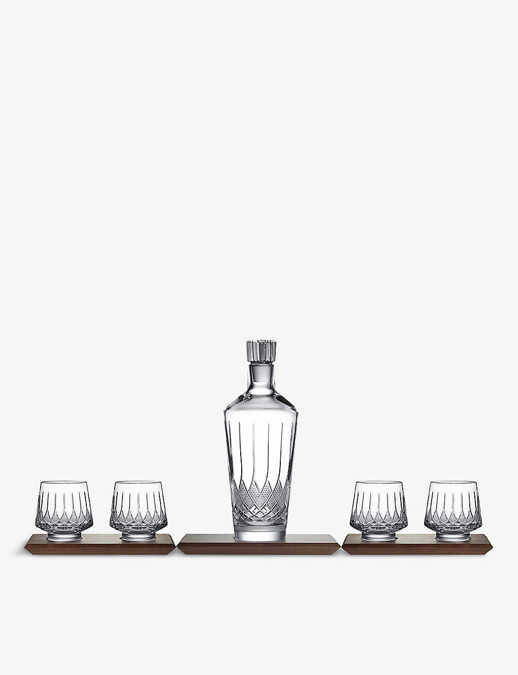 Waterford Lismore Arcus Crystal-glass Eight-piece Barware Set