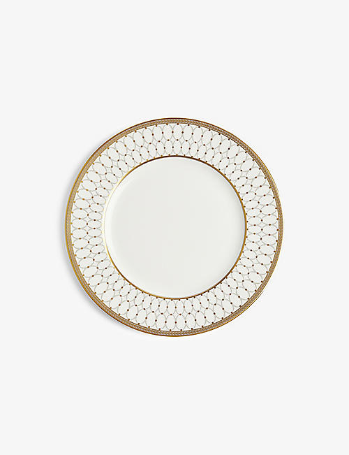 WEDGWOOD: Renaissance Gold gilded bone-china plate 27cm