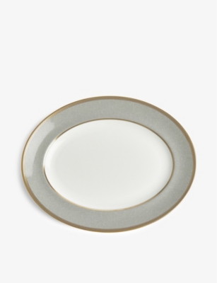 WEDGWOOD: Renaissance Gold oval platter plate 35cm