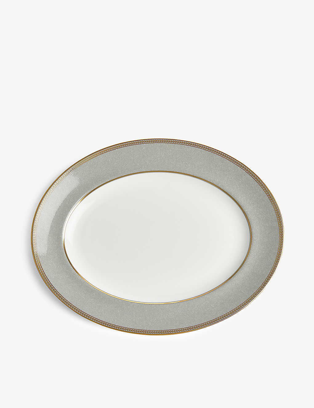 Wedgwood Renaissance Gold Oval Platter Plate 35cm