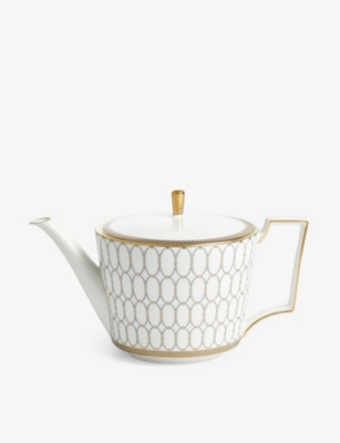 Wedgwood Renaissance Gold Gilded China Teapot 12cm
