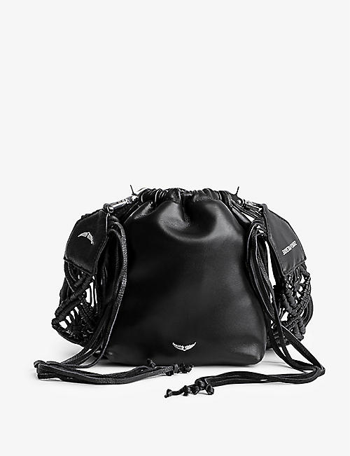 ZADIG&VOLTAIRE: Rock To Go mini leather bucket shoulder bag