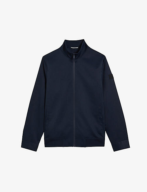 TED BAKER: Arzona high-neck woven bomber jacket
