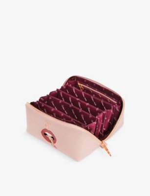 Pillow Talk logo-print woven make-up bag