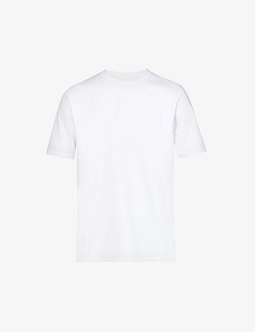 CASTORE: Brand-appliqué regular-fit stretch-woven T-shirt