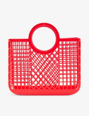 Liewood Apple Red Samantha Double-handle Recycled Polyethylene-blend Basket Bag